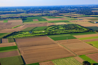 Vue aérienne de Club de golf Mönchengladbach-Wanlo eV à le quartier Wanlo in Mönchengladbach dans le département Rhénanie du Nord-Westphalie, Allemagne