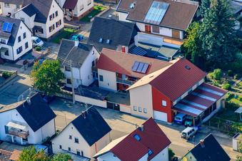 Vue aérienne de Magasin de la ferme Schafzucht Bühner à Kandel dans le département Rhénanie-Palatinat, Allemagne