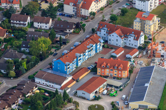 Photographie aérienne de Basse Buchstr à Jockgrim dans le département Rhénanie-Palatinat, Allemagne
