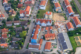 Vue oblique de Basse Buchstr à Jockgrim dans le département Rhénanie-Palatinat, Allemagne
