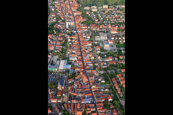 Photographie aérienne de Fête de la ville 2011 à Hauptstr à Kandel dans le département Rhénanie-Palatinat, Allemagne