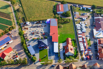 BURG-HAUS GmbH à Minfeld dans le département Rhénanie-Palatinat, Allemagne depuis l'avion