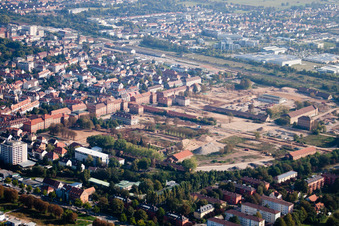 Landau in der Pfalz dans le département Rhénanie-Palatinat, Allemagne hors des airs