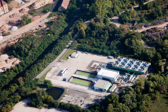 Vue aérienne de Centrale géothermique à Landau in der Pfalz dans le département Rhénanie-Palatinat, Allemagne