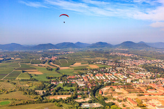 Vue aérienne de Quartier Vauban vu de l'est à Landau in der Pfalz dans le département Rhénanie-Palatinat, Allemagne