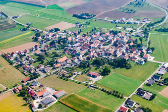 Vue aérienne de Quartier Windischbuch in Boxberg dans le département Bade-Wurtemberg, Allemagne
