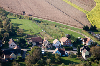 Bremmelbach dans le département Bas Rhin, France hors des airs