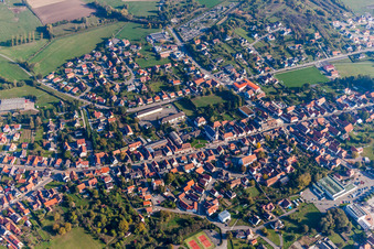 Soultz-sous-Forêts à Soultz-sous-Forêts dans le département Bas Rhin, France vue d'en haut