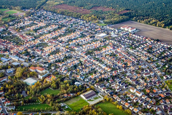 Photographie aérienne de Postgrabenstr à Bellheim dans le département Rhénanie-Palatinat, Allemagne