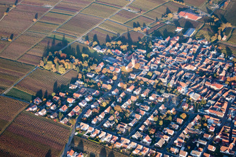 Quartier Nußdorf in Landau in der Pfalz dans le département Rhénanie-Palatinat, Allemagne vue du ciel