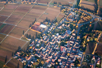 Walsheim dans le département Rhénanie-Palatinat, Allemagne vue d'en haut