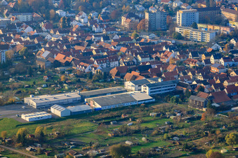 Photographie aérienne de Extension DBK dans les jardins Unterkandler à Kandel dans le département Rhénanie-Palatinat, Allemagne
