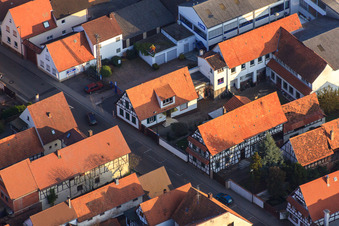 Vue aérienne de Rheinstrasse, DBK à Kandel dans le département Rhénanie-Palatinat, Allemagne