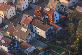 Vue aérienne de Lindenstr à Kandel dans le département Rhénanie-Palatinat, Allemagne