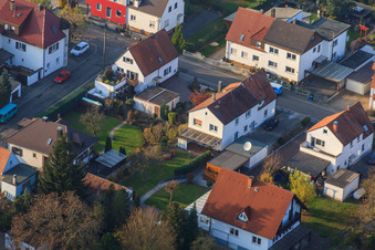 Vue aérienne de Haardstraße x Birkenstr à Kandel dans le département Rhénanie-Palatinat, Allemagne