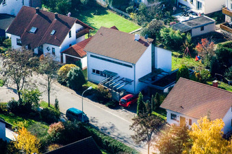 Rue Klingbach à Steinweiler dans le département Rhénanie-Palatinat, Allemagne hors des airs