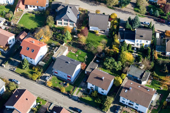 Vue aérienne de Lessingstr à Steinweiler dans le département Rhénanie-Palatinat, Allemagne