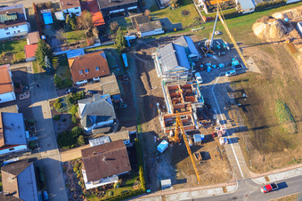 Photographie aérienne de Dans le sable à Minfeld dans le département Rhénanie-Palatinat, Allemagne