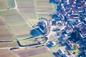 Quartier Rechtenbach in Schweigen-Rechtenbach dans le département Rhénanie-Palatinat, Allemagne depuis l'avion