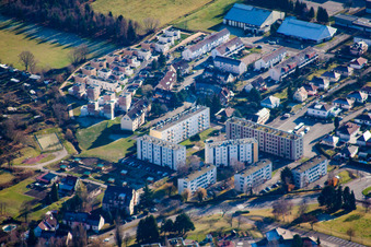 Image drone de Wissembourg dans le département Bas Rhin, France