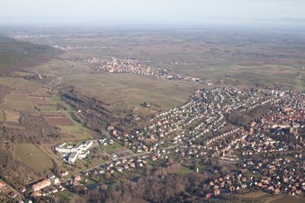 Wissembourg dans le département Bas Rhin, France d'un drone