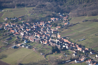 Photographie aérienne de Rott dans le département Bas Rhin, France