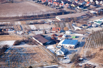 Vue oblique de Quartier Neuenbürg in Kraichtal dans le département Bade-Wurtemberg, Allemagne