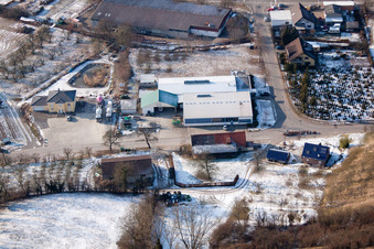 AVN GmbH à le quartier Neuenbürg in Kraichtal dans le département Bade-Wurtemberg, Allemagne d'en haut