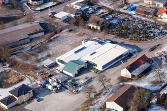 AVN GmbH à le quartier Neuenbürg in Kraichtal dans le département Bade-Wurtemberg, Allemagne vue du ciel