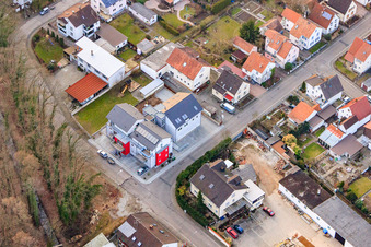 Vue aérienne de Dortoir AWO à Kandel dans le département Rhénanie-Palatinat, Allemagne