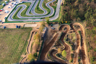 Photographie aérienne de Piste de karting Walldorf à Walldorf dans le département Bade-Wurtemberg, Allemagne
