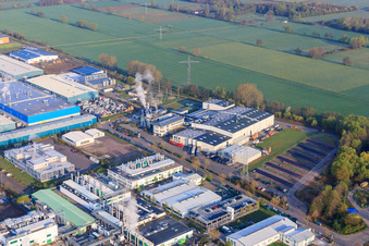 Photographie aérienne de Zone industrielle LANDAU OST avec Rose Druck GmbH à Landau in der Pfalz dans le département Rhénanie-Palatinat, Allemagne