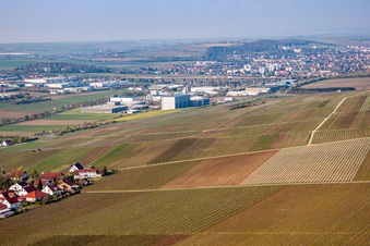 Vue aérienne de Zone industrielle Alzey à Alzey dans le département Rhénanie-Palatinat, Allemagne