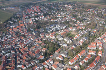 Vue aérienne de Quartier Drais in Mainz dans le département Rhénanie-Palatinat, Allemagne