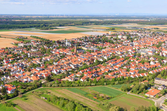 Photographie aérienne de Schubertstraße à Kandel dans le département Rhénanie-Palatinat, Allemagne