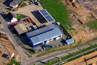 Anneau Nord à Rülzheim dans le département Rhénanie-Palatinat, Allemagne hors des airs