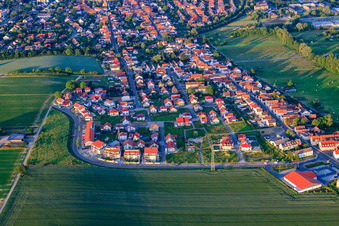 Sur la haute piste à Kandel dans le département Rhénanie-Palatinat, Allemagne hors des airs
