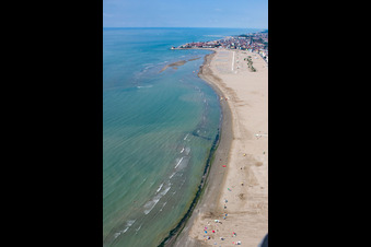 Porto Falconera dans le département Vénétie, Italie d'en haut