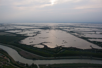 Enregistrement par drone de Jesolo dans le département Metropolitanstadt Venedig, Italie