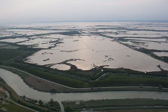 Image drone de Jesolo dans le département Metropolitanstadt Venedig, Italie