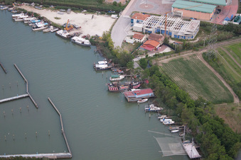 Photographie aérienne de Jesolo dans le département Metropolitanstadt Venedig, Italie