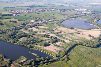 Vue oblique de Fordwich dans le département Angleterre, Grande Bretagne
