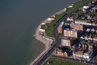 Birchington-on-Sea dans le département Angleterre, Grande Bretagne depuis l'avion