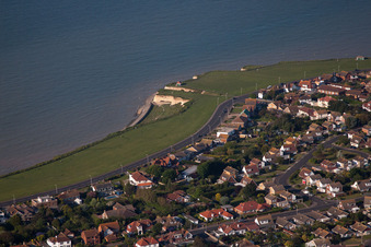 Birchington-on-Sea dans le département Angleterre, Grande Bretagne vue du ciel
