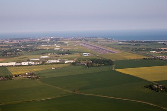 Vue aérienne de Monkton dans le département Angleterre, Grande Bretagne
