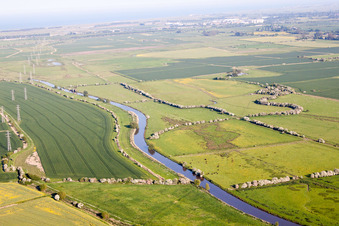 Monkton dans le département Angleterre, Grande Bretagne vue d'en haut