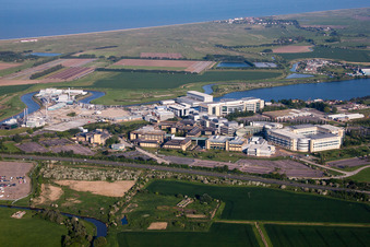 Vue aérienne de Site de l'usine du producteur de produits chimiques Pfizer Ltd et Discovery Park à Sandwich dans le département Angleterre, Vereinigtes Königreich