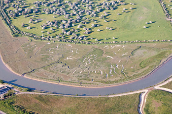 Photographie aérienne de Great Stonar dans le département Angleterre, Grande Bretagne