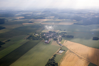 Vue aérienne de Rochonvillers dans le département Moselle, France