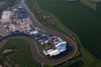 Great Stonar dans le département Angleterre, Grande Bretagne vue d'en haut